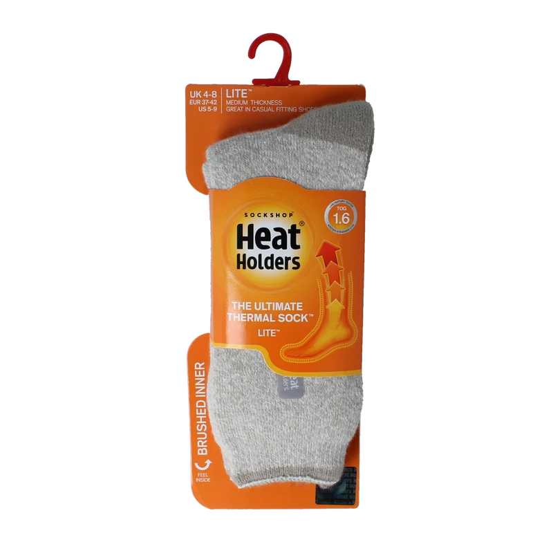 Heat Holders Lite socks 37-42 light grey 1.00 Paar