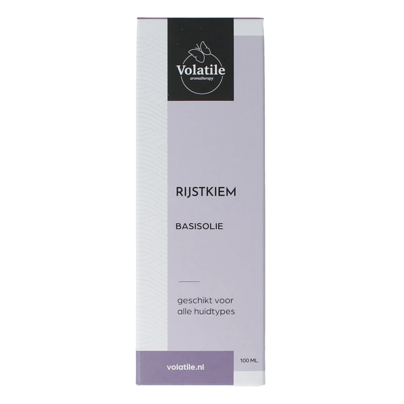 Volatile Rijstkiem basisolie glazen fles 100.00 Milliliter