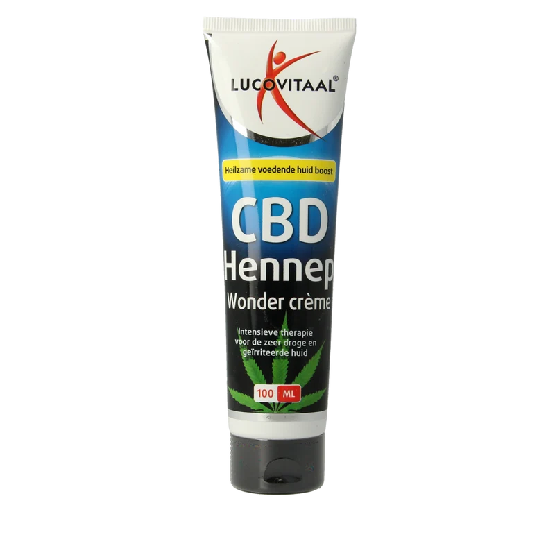 Lucovitaal Hennep CBD huidwondercreme 100.00 Milliliter