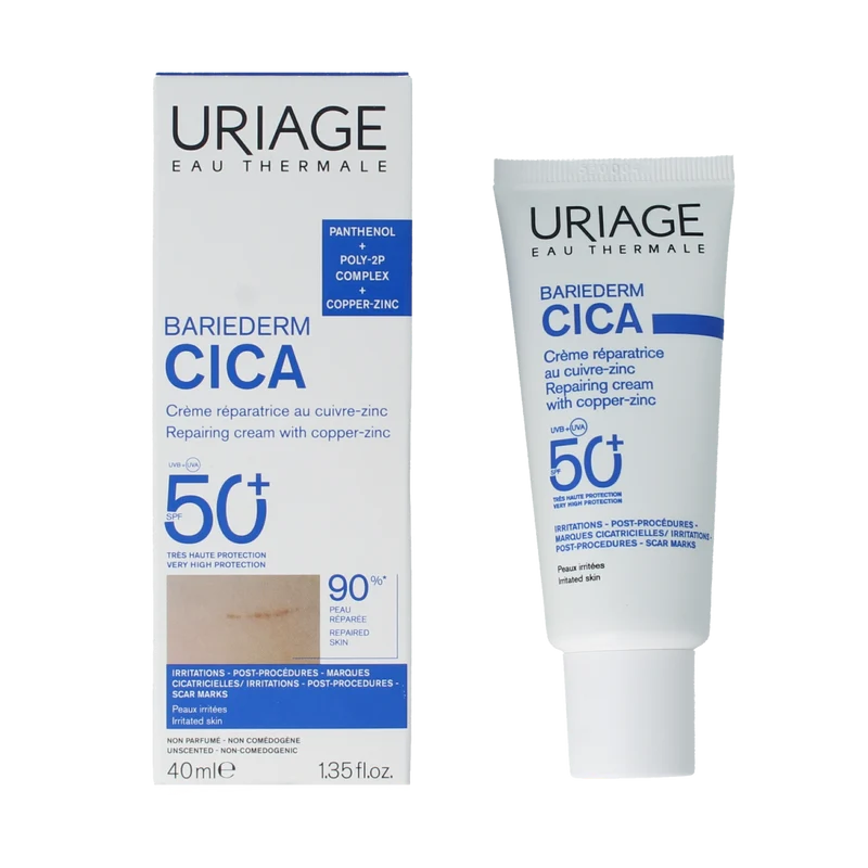 Uriage Bariederm cica creme SPF50 40.00 Milliliter
