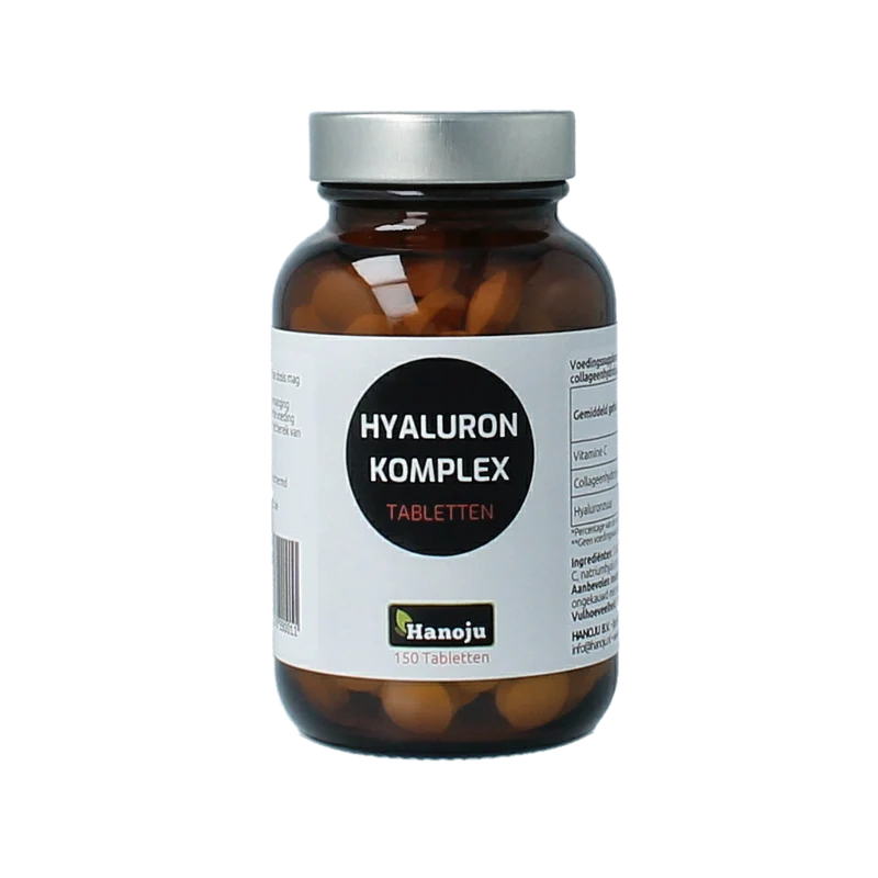 Hanoju Hyaluron - collageen + vitamine C complex 150.00 Tabletten