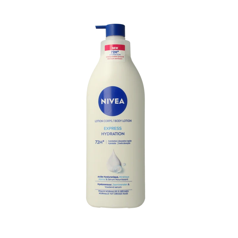 Nivea Express bodylotion met pomp 400.00 Milliliter