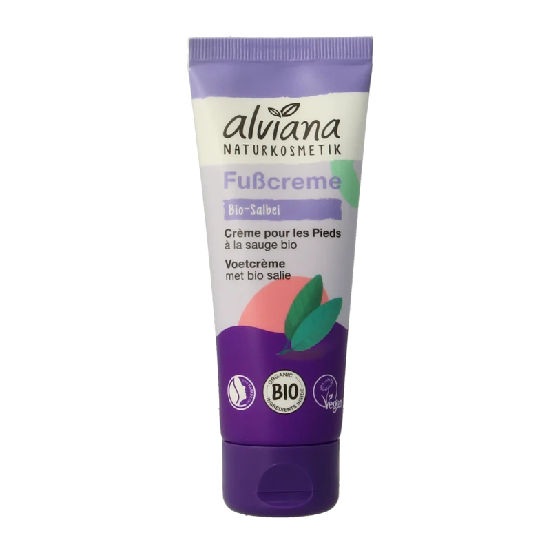 Alviana Voetcreme met salie 75.00 Milliliter