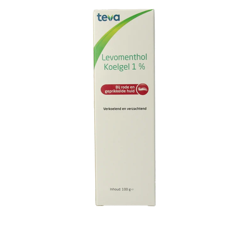 Teva Levomenthol koelgel 1% 100.00 Gram