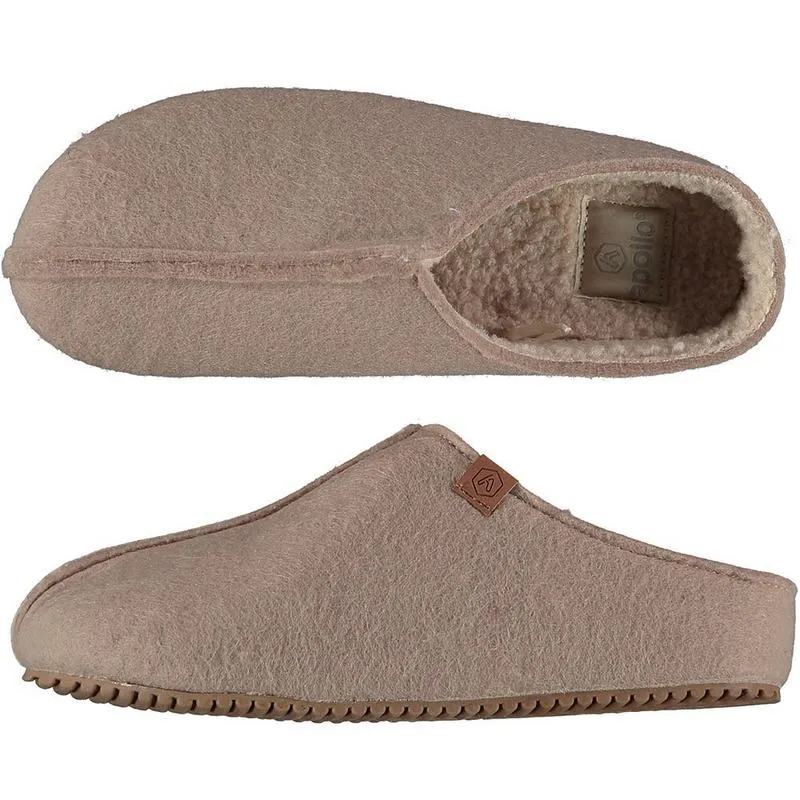Apollo Zweedse slof beige maat 37/38 dames 1 Paar