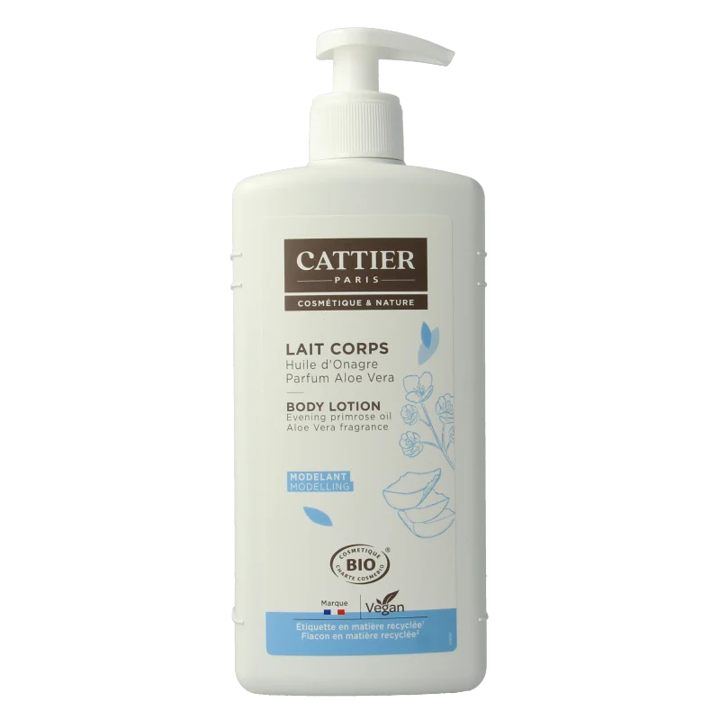 Cattier Bodylotion aloe vera/primrose 500 Milliliter