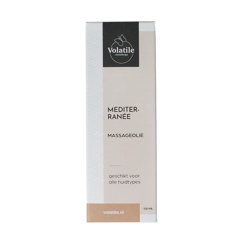 Volatile Massageolie mediterranee glas met pomp 100.00 Milliliter