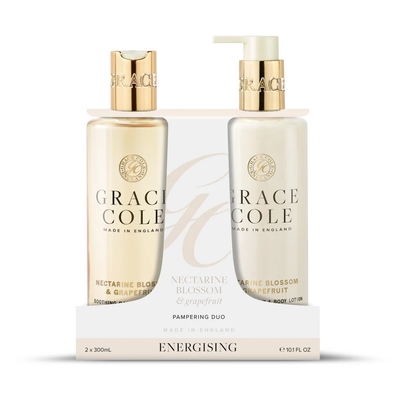 Grace Cole Nectarine blossom & grapefruit body care duo 2.00 Stuks