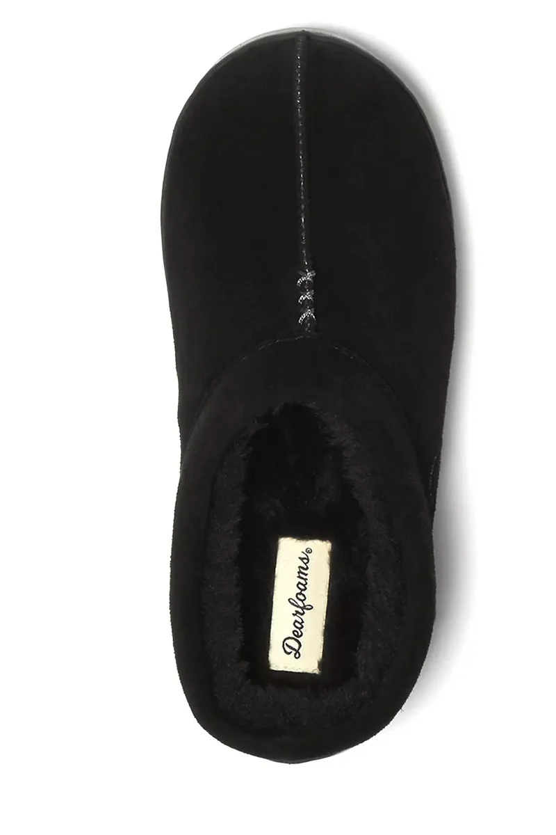 Doreen Genuine Suede Clog with Prayer Seam