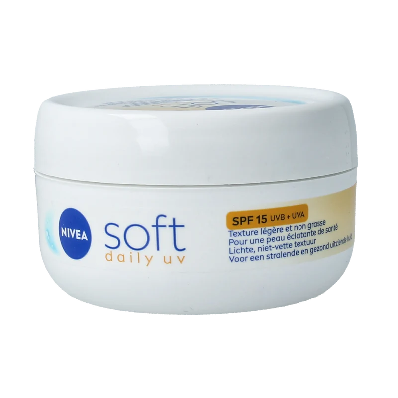 Nivea Bodycreme soft daily UV SPF15 200.00 Milliliter