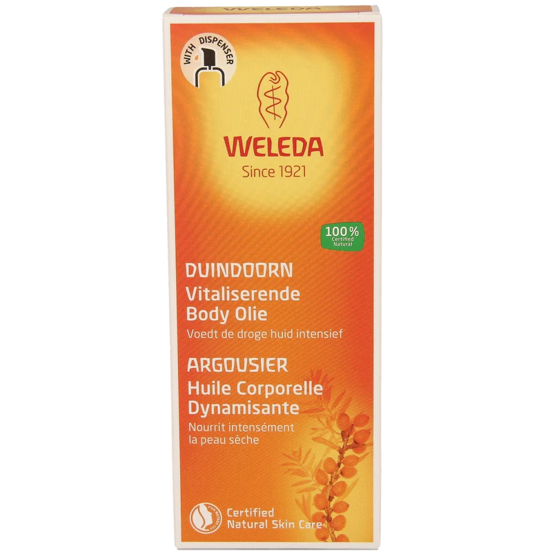 Weleda Duindoorn vitaliserende body olie 100.00 Milliliter