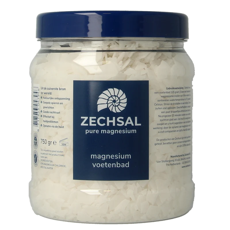 Zechsal Magnesium voetbadzout 750.00 Gram