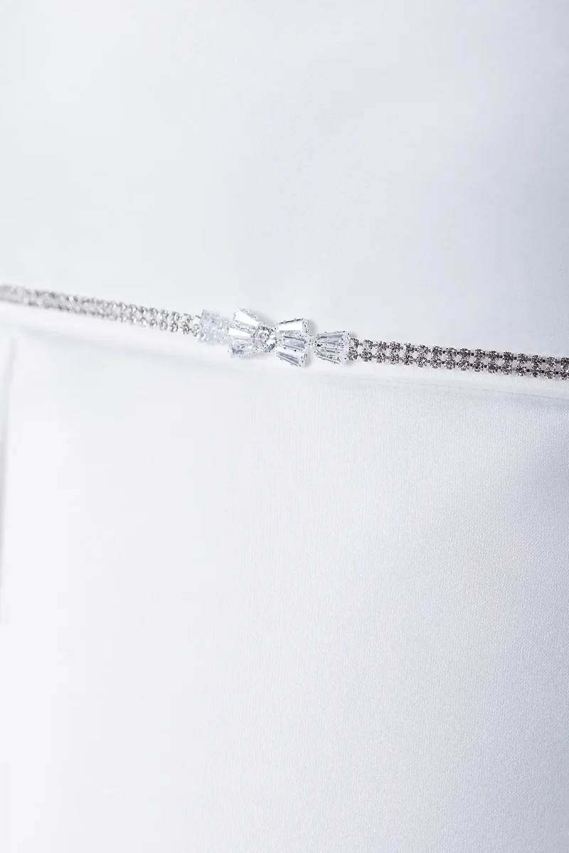 Crystal Bow Sash