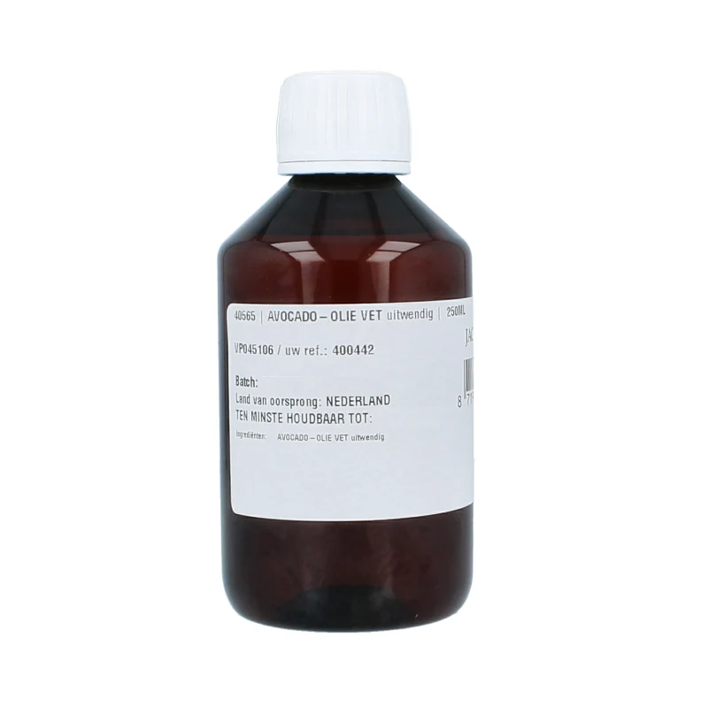 Jacob Hooy Avocado olie uitwendig 250.00 Milliliter