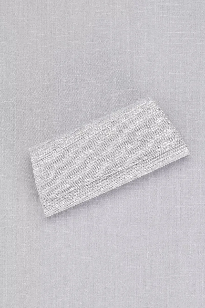 Shimmer Clutch with Cord Strap