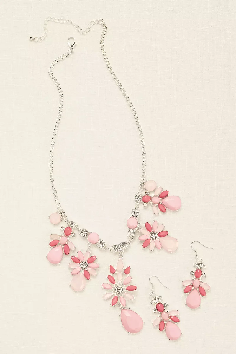 Lux Statement Necklace and Earring Set