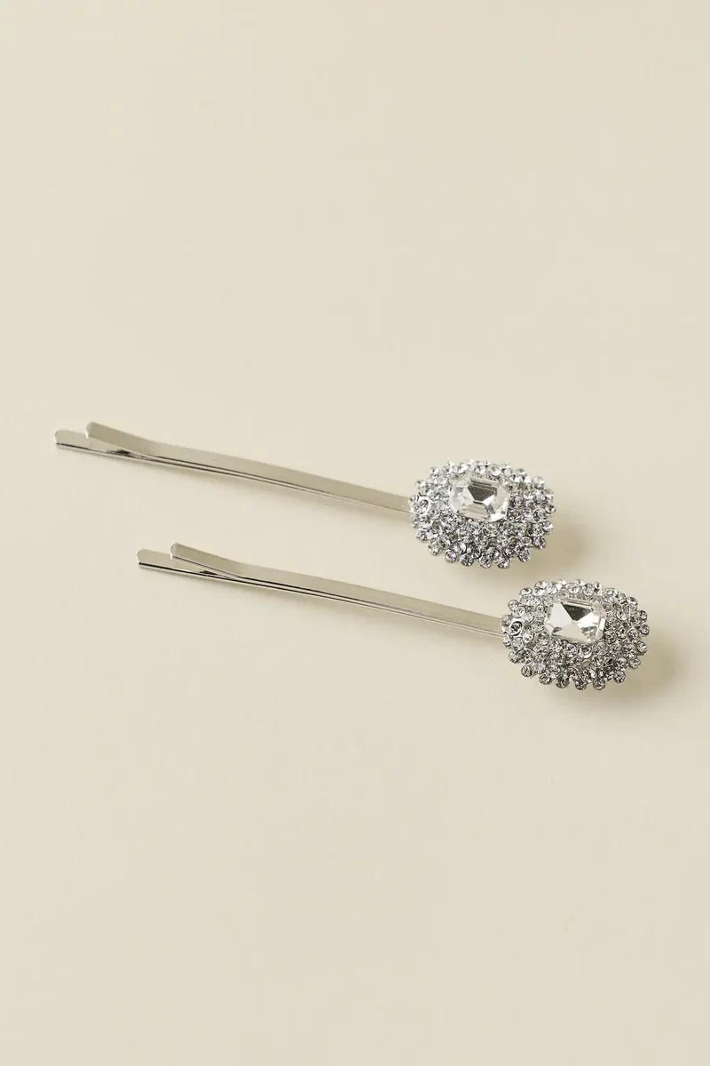 Crystal Bobby Set