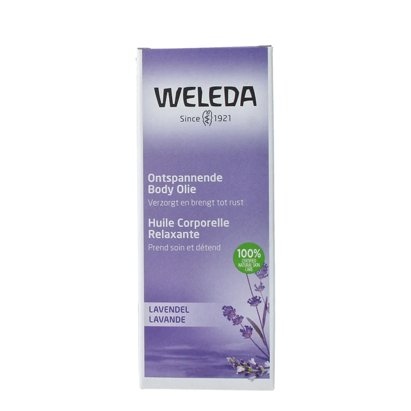 Weleda Lavendel ontspannende body olie 100.00 Milliliter