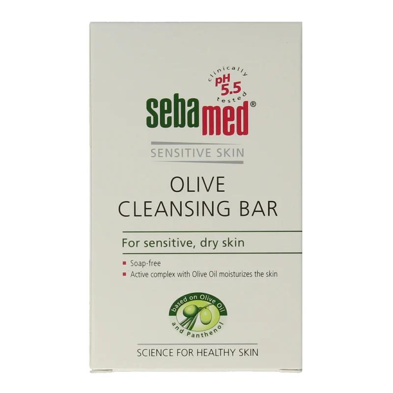 Sebamed Zeepvrije wastablet olijf 150.00 Gram