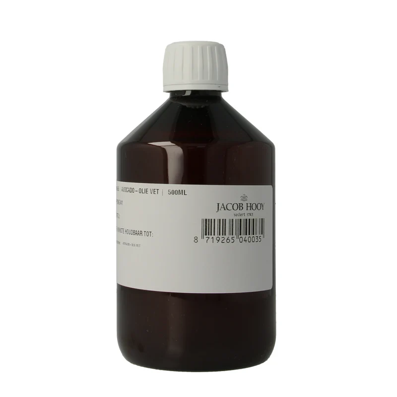 Jacob Hooy Avocado olie 500.00 Milliliter