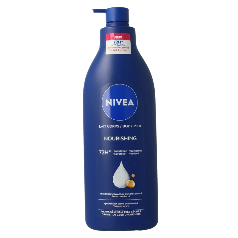 Nivea Verzorgende milk met pomp 400.00 Milliliter
