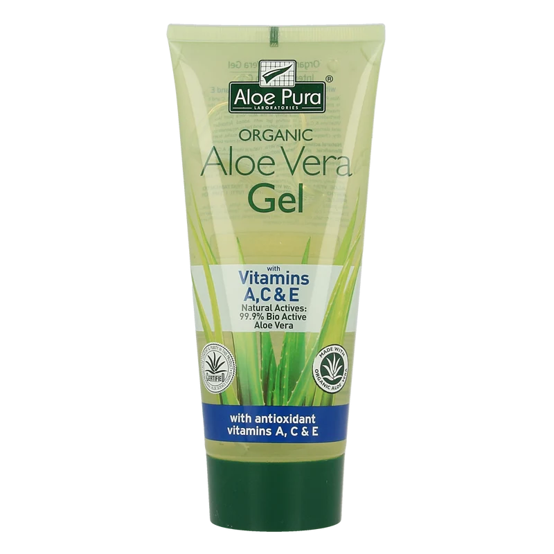 Optima Aloe pura aloe vera gel organic vitamine A C E 200.00 Milliliter
