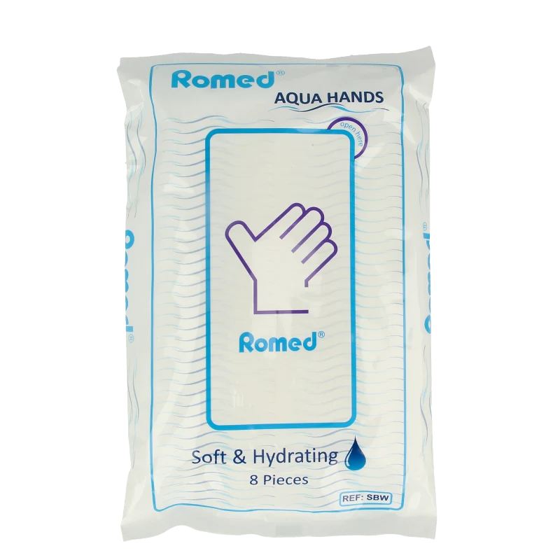 Romed Washandjes vochtig 8 Stuks