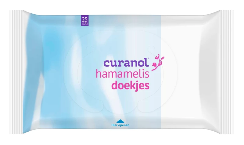 Curanol Hamamelis doekjes 25.00 Stuks