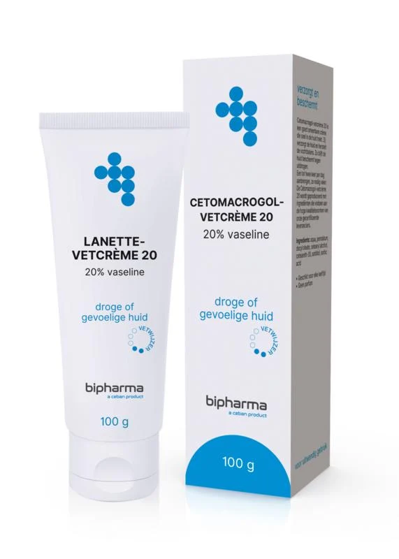 Bipharma Lanette vetcreme 20 100.00 Gram