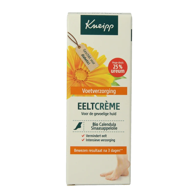 Kneipp Foot care eeltcreme calendula sinaasappelolie 50.00 Milliliter