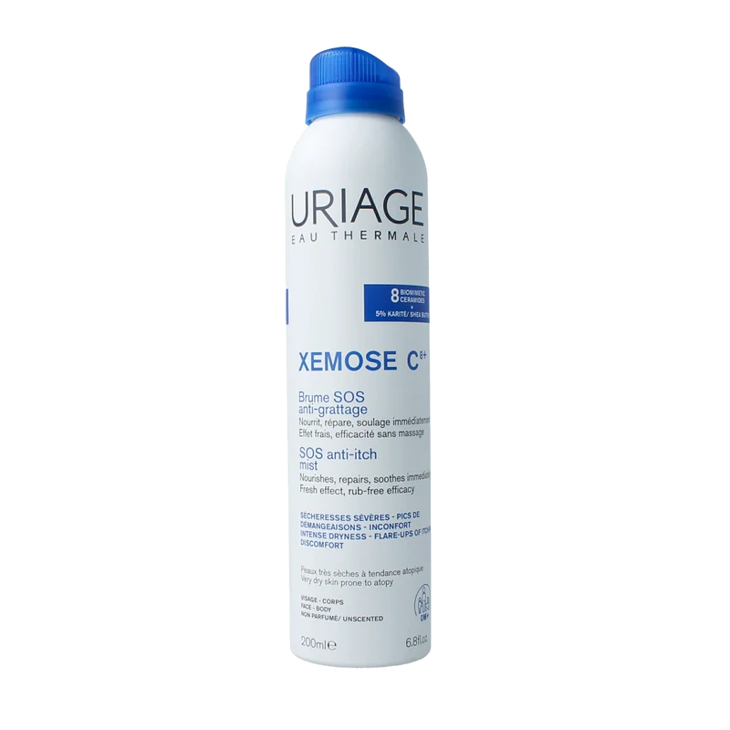 Uriage Xemose SOS nevel tegen krabben 200.00 Milliliter