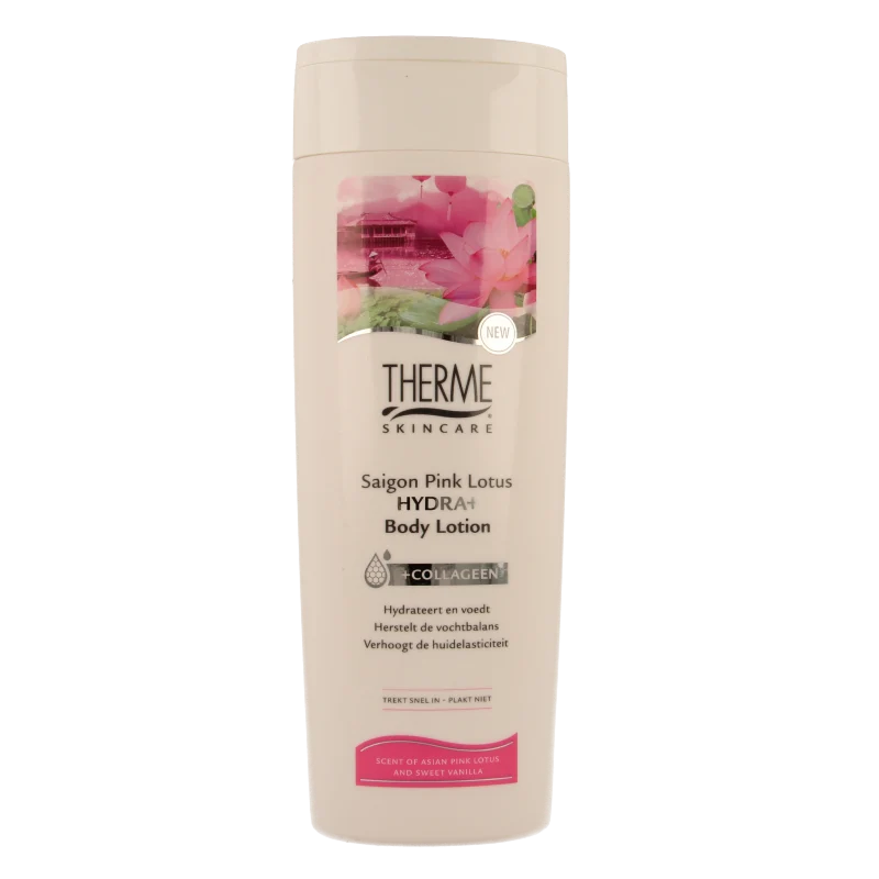 Therme Saigon pink lotus bodylotion hydra+ 250 Milliliter