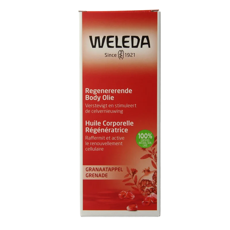 Weleda Granaatappel regenererende body olie 100.00 Milliliter