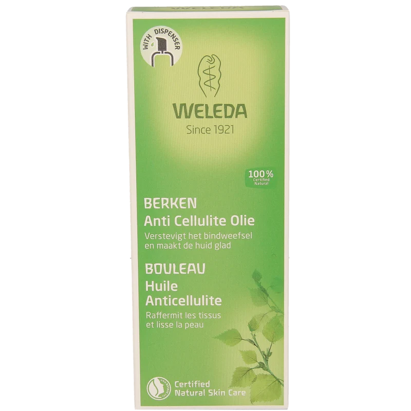Weleda Berken anti cellulite olie 100.00 Milliliter