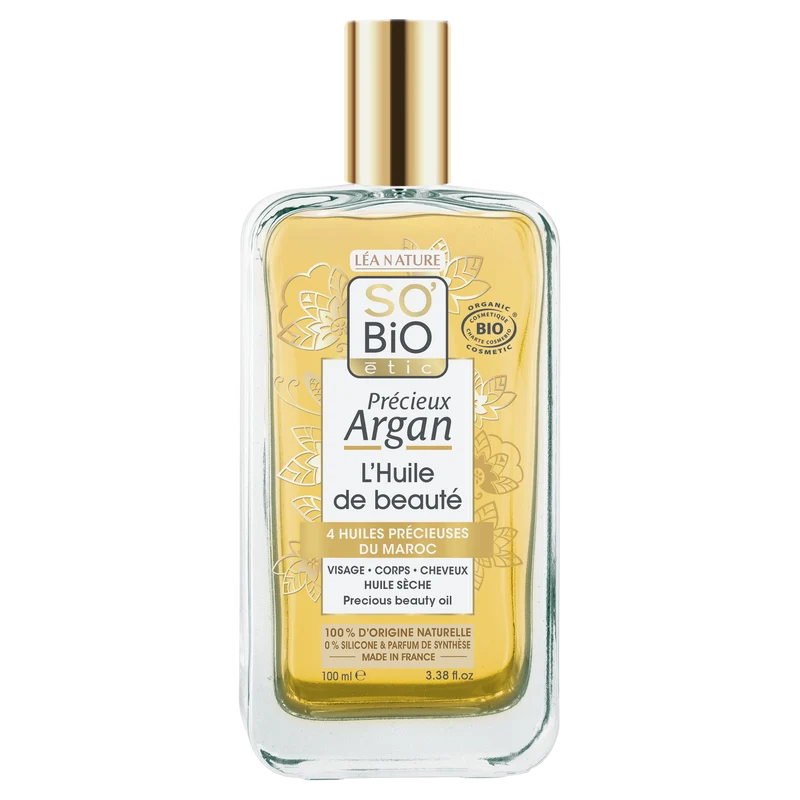 So Bio Etic Beauty oil argan 100 Milliliter