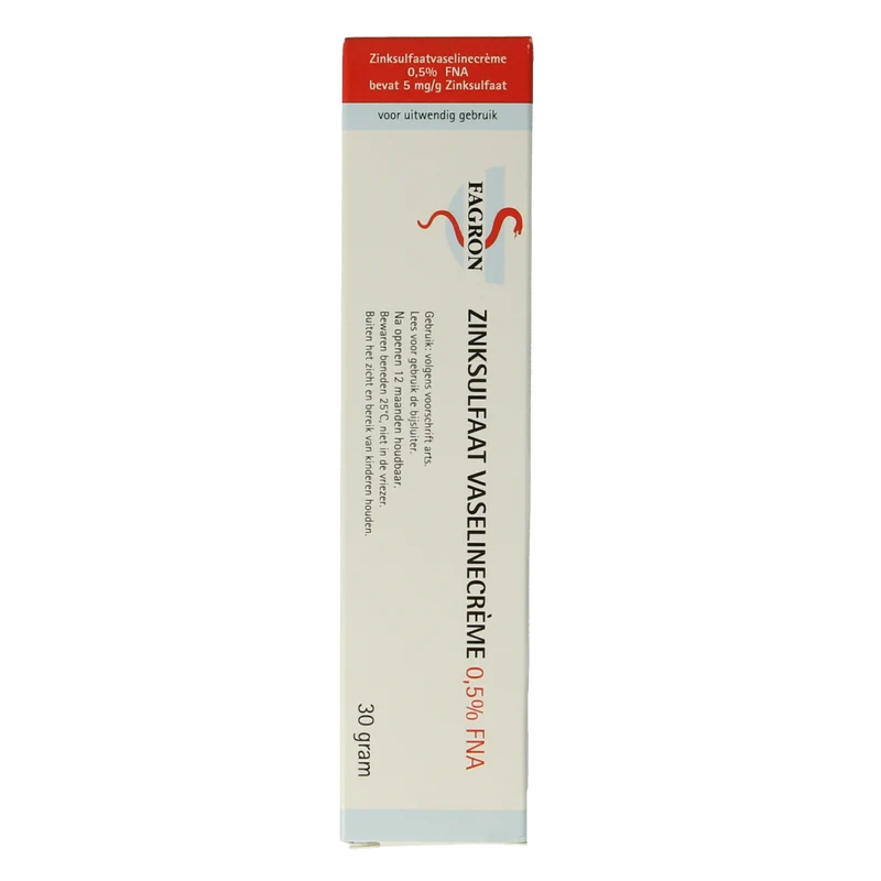 Fagron Zinksulfaat vaselinecreme 0.5% FNA 30.00 Gram